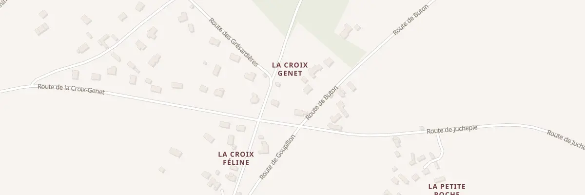 Plan du 67 Rte de la Croix Genet à Neuillé