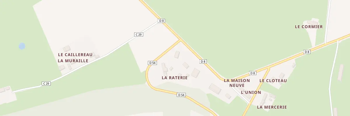 Plan du 5205 Champ de la Cure à Courcelles-la-Forêt