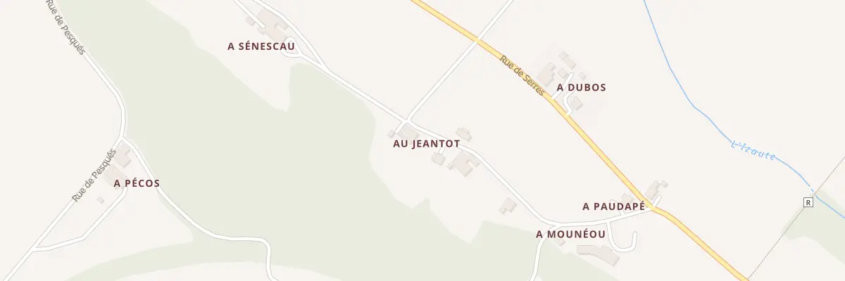 Plan du 205 Rue du Coteau à Termes-d’Armagnac