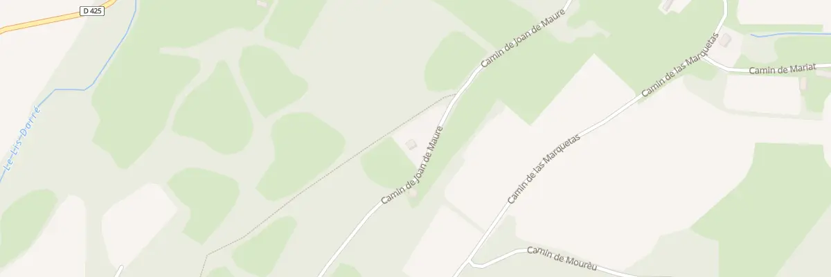 Plan du 660 Cami de Joan de Maure à Montaner