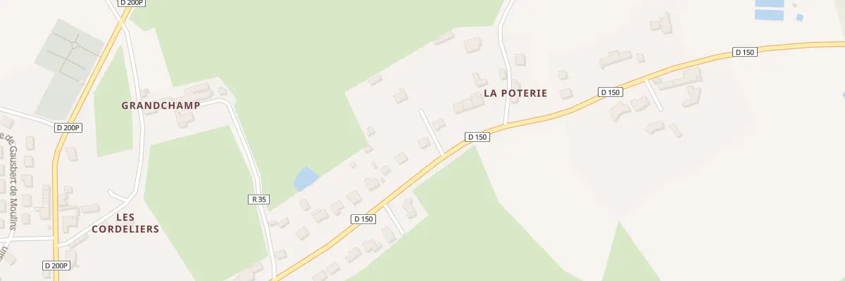 Plan du 43 Rue de la Poterie à Moulins-le-Carbonnel