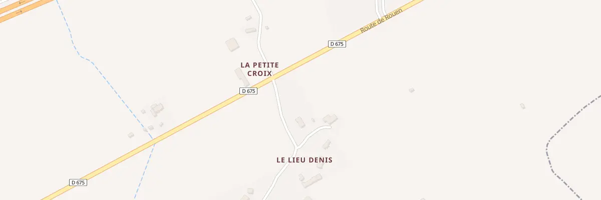Plan du 46 Che du Lieu Denis à Angerville