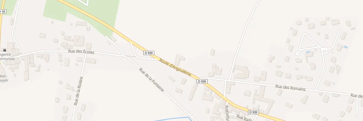 Plan du 143 Rte d’Angoulême à Saint-Cybardeaux