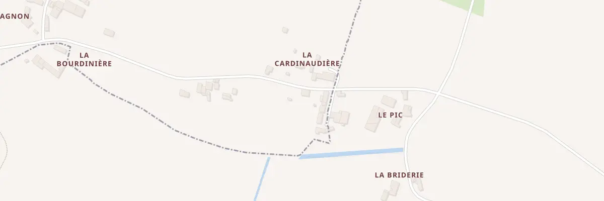 Plan du 5065 La Cardinaudiere à Chenay
