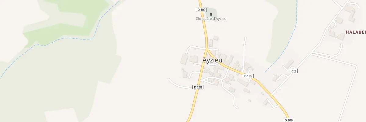 Plan du 2 Rte de Panjas à Ayzieu