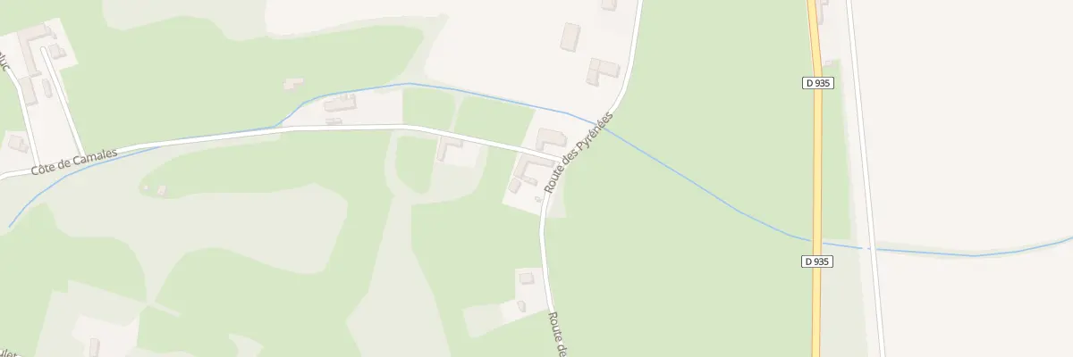 Plan du 37 Rte des Pyrénées à Soublecause