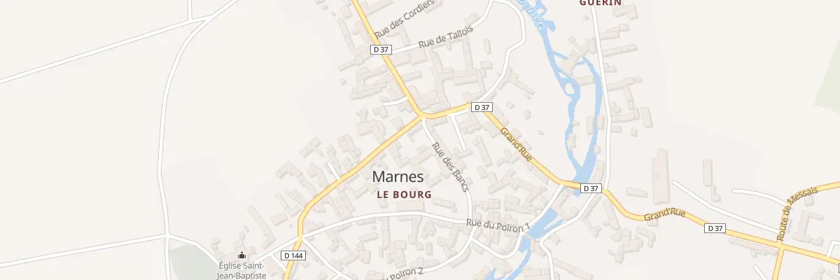 Plan du 2 Rue des Bancs à Marnes