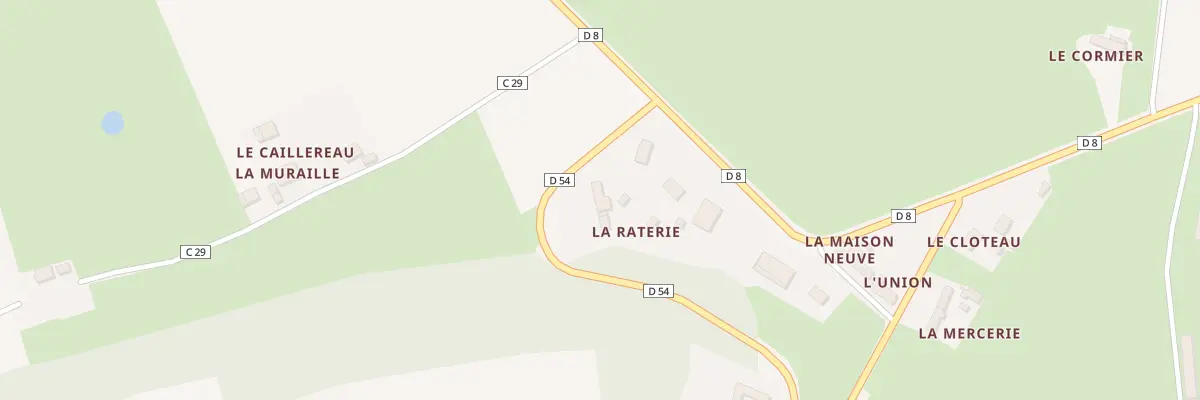 Plan du 5089A La Raterie à Courcelles-la-Forêt