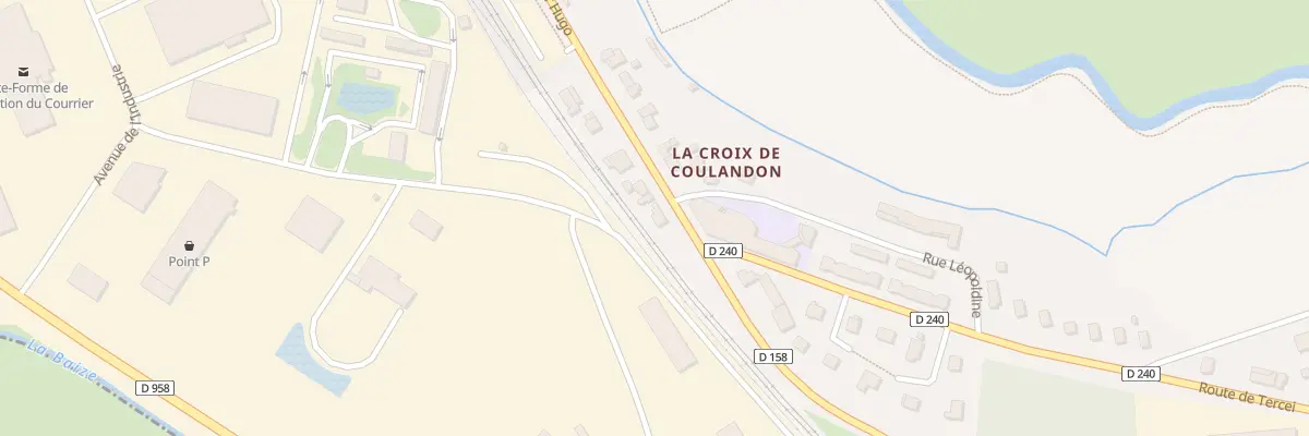 Plan du 10 Bd Victor Hugo à Argentan