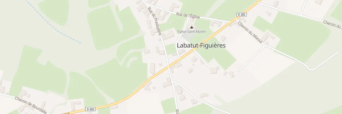 Plan du 3 Rue des Forges à Labatut-Figuières