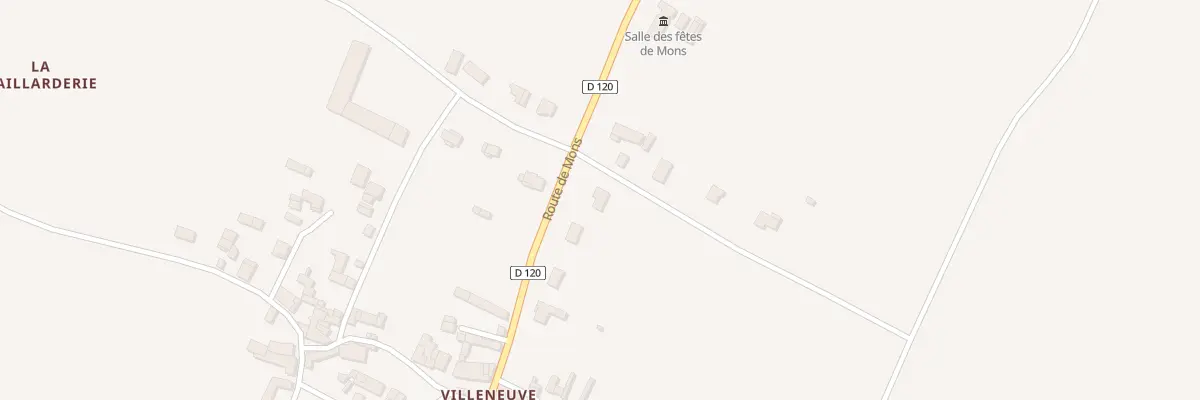 Plan du 5119 Villeneuve à Mons