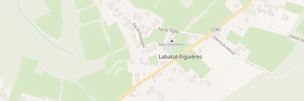 Plan du 4 Rue du Presbytere à Labatut-Figuières