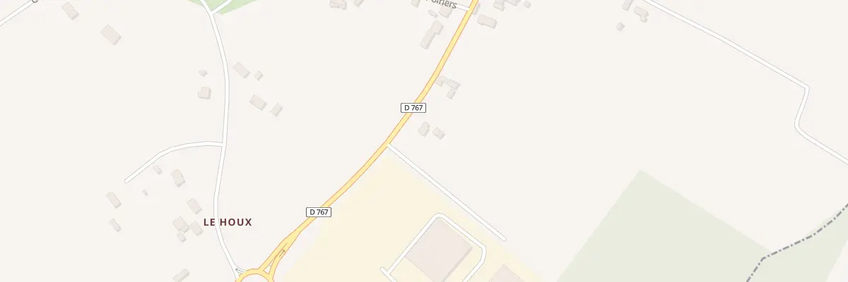 Plan du 67 Rte de la Ronde à Neuillé