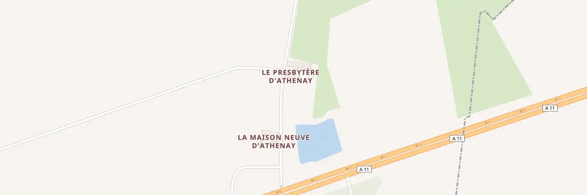 Plan du 1 Le Presbytere d’Athenay à Chemiré-le-Gaudin