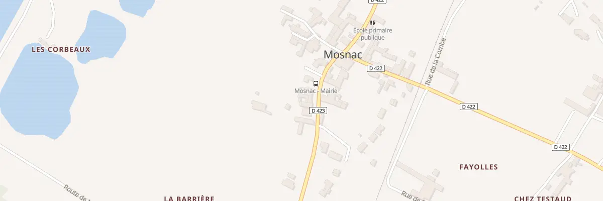 Plan du 6 Rue de la Mairie à Mosnac-Saint-Simeux