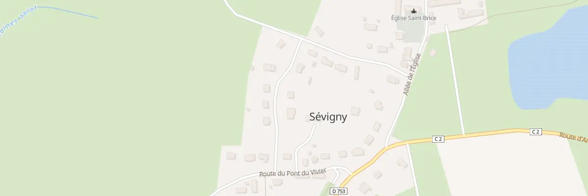 Plan du 11 All du Thiot à Sévigny