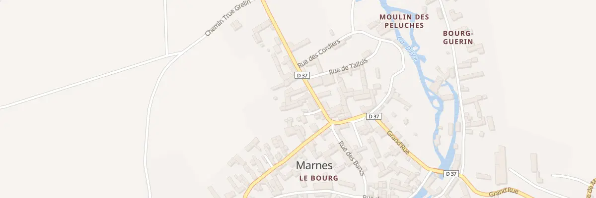 Plan du 23 Rue Grand Rue à Marnes