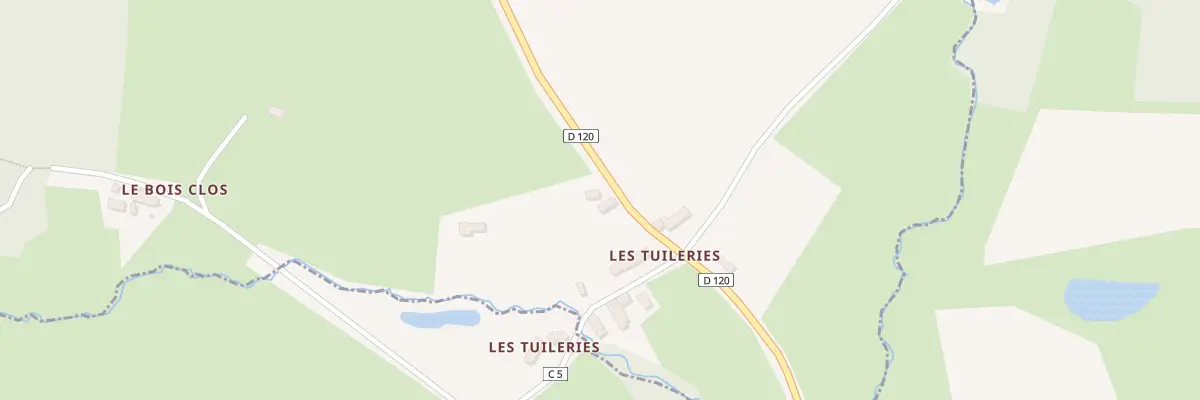 Plan du 5108 Les Tuileries à Montreuil-le-Chétif