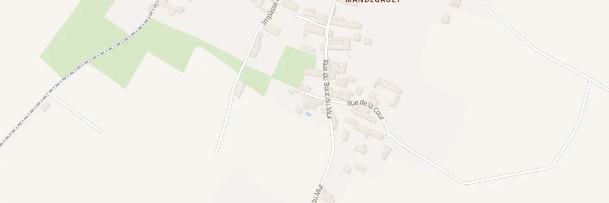 Plan du 5222 Rue du Bout du Mur Mandegault à Melleran