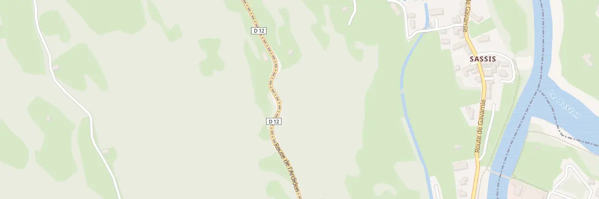 Plan du 5010 Ardouneres à Sassis