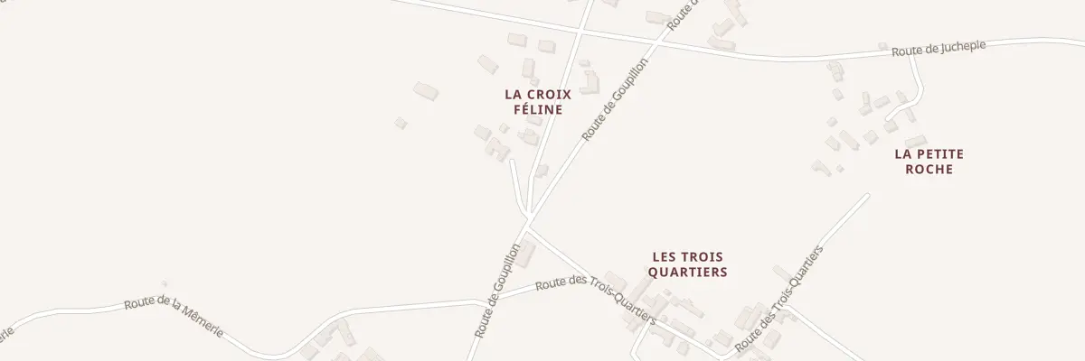 Plan du 11 Che de la Croix Féline à Neuillé