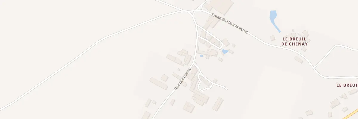Plan du 1 Rue des Lisons à Chenay
