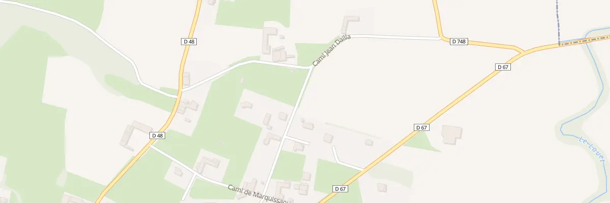 Plan du 5795 Che de la Lande du Bosc à Lascazères