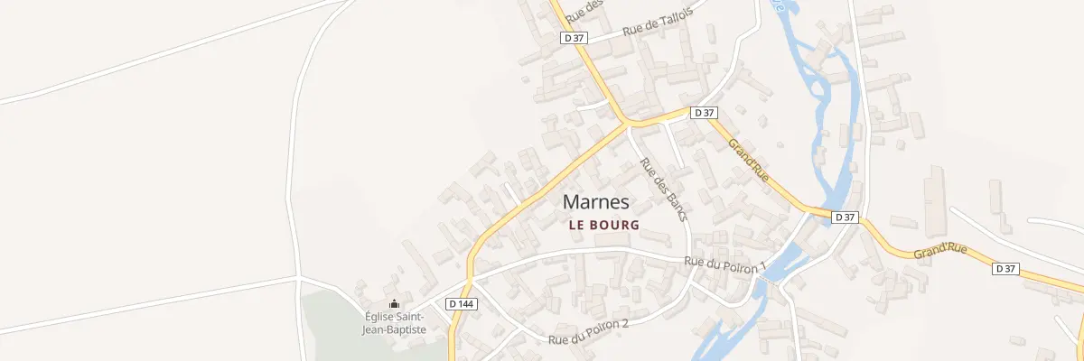 Plan du 8 Rue de l’Eglise à Marnes
