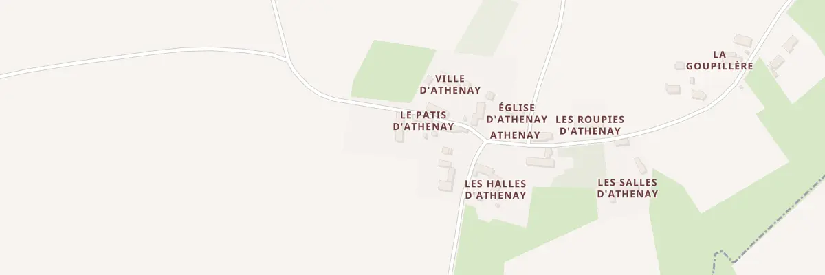 Plan du 5022 Athenay à Chemiré-le-Gaudin