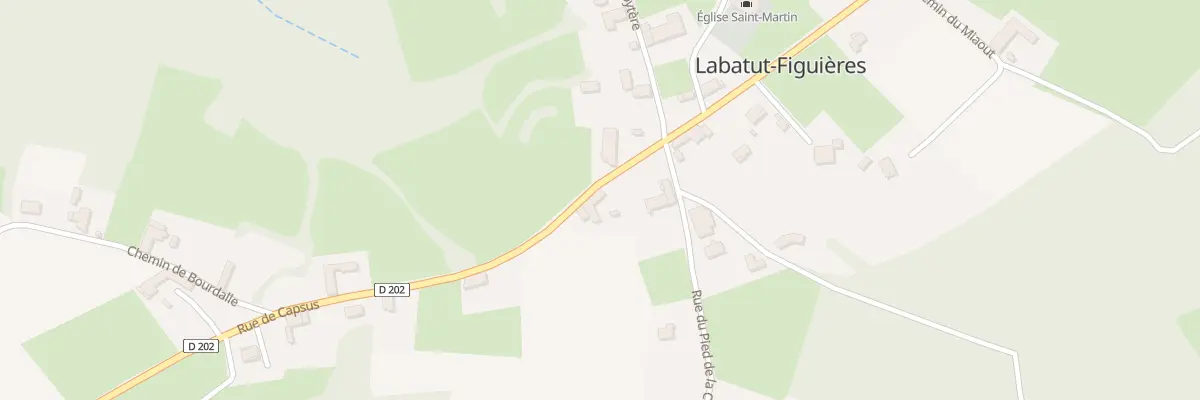 Plan du 1 Rue de Capsus à Labatut-Figuières
