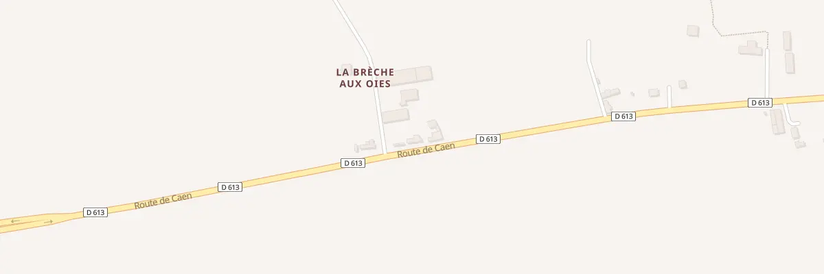 Plan du 5030 La Breche aux Oies à Notre-Dame-d’Estrées-Corbon