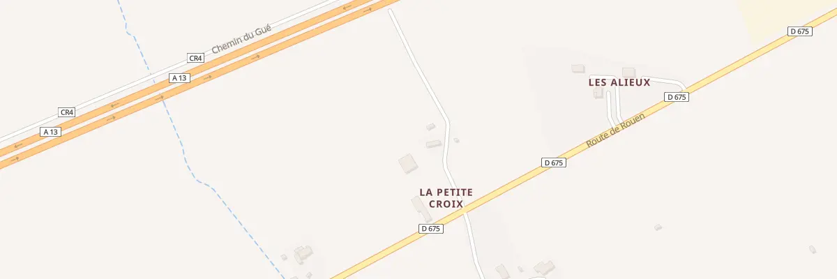 Plan du 5025 La Pte Croix à Angerville