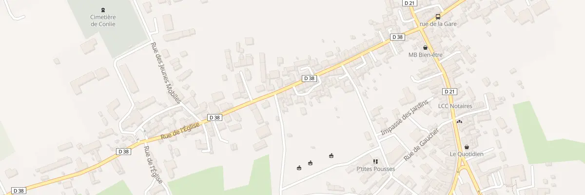 Plan du 49 Rue de L Eglise à Conlie