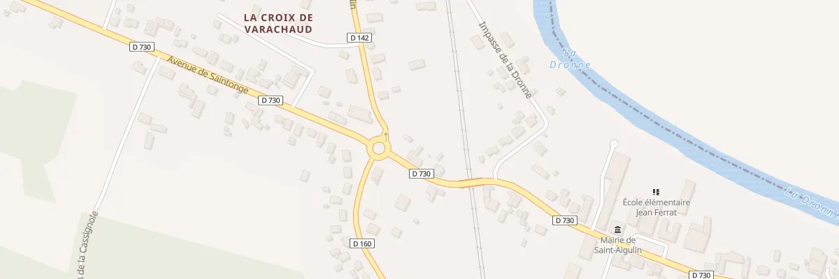 Plan du 16 Av de Saintonge à Saint-Aigulin