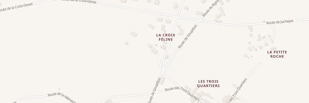 Plan du 16 Che de la Croix Féline à Neuillé