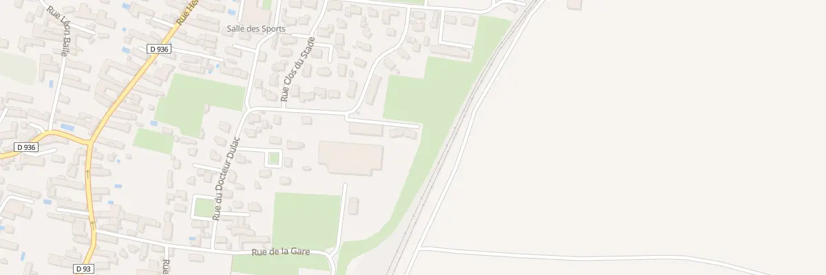 Plan du 14F Rue du Docteur Dulac à Ossun
