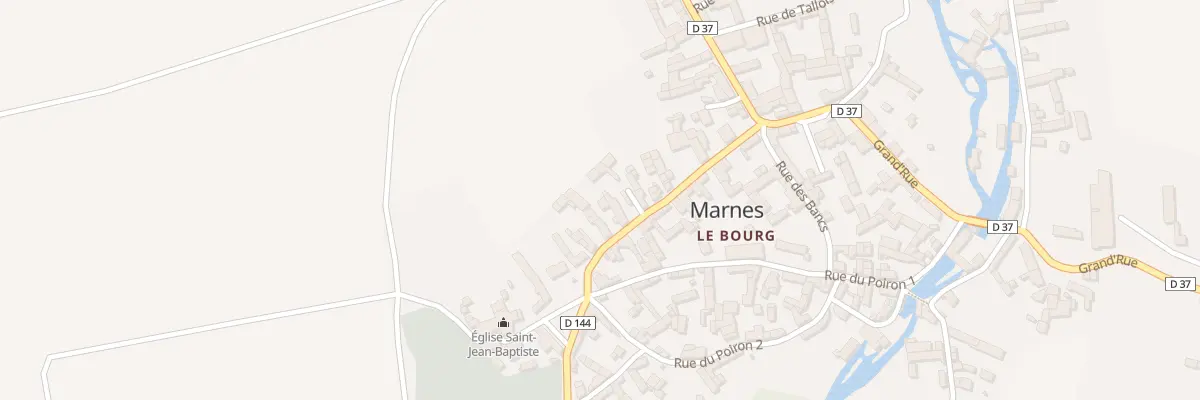 Plan du 14 Rue de l’Eglise à Marnes