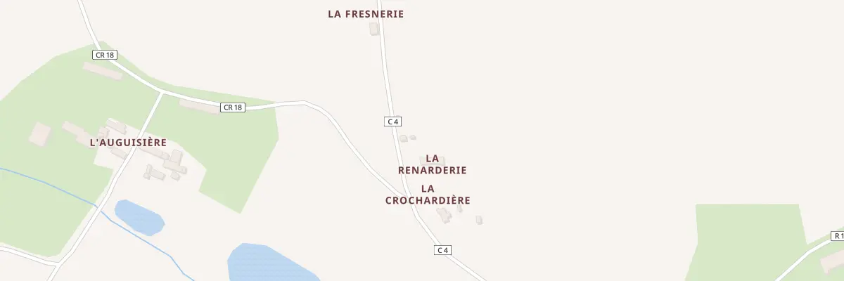 Plan du 2 La Crocharderie à Pezé-le-Robert