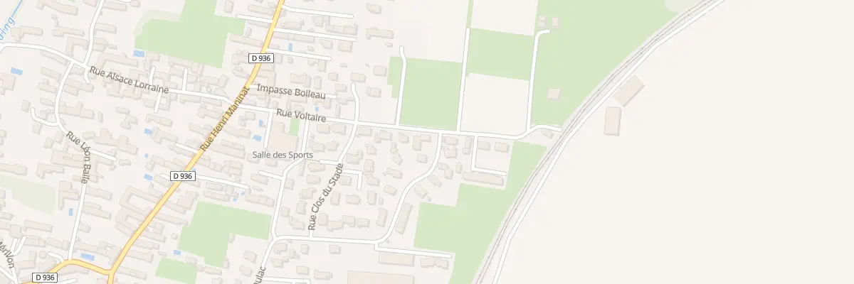 Plan du 23 Rue du Docteur Dulac à Ossun