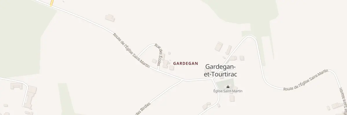 Plan du 137 Le Bourg à Gardegan-et-Tourtirac