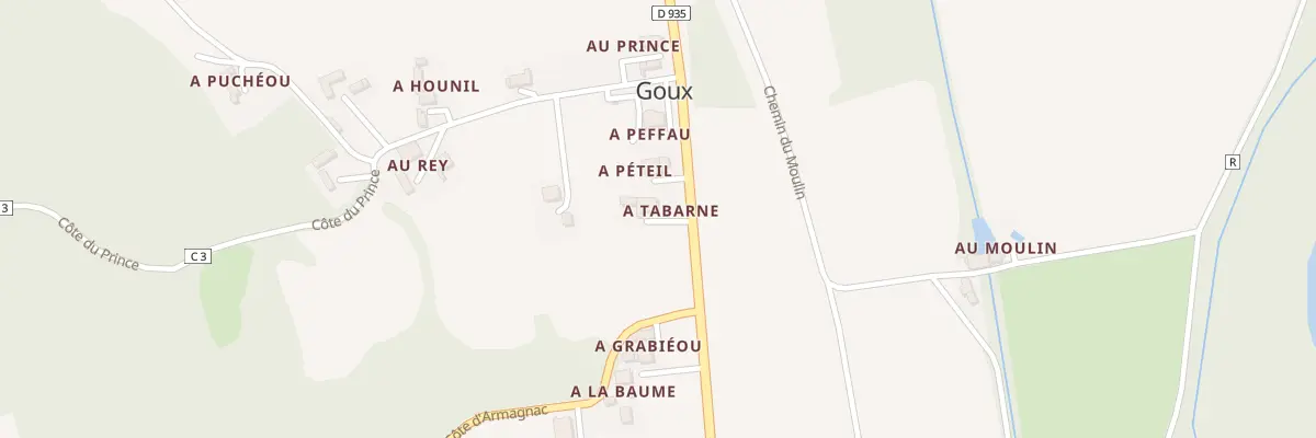 Plan du 5010 A Tabarne à Goux