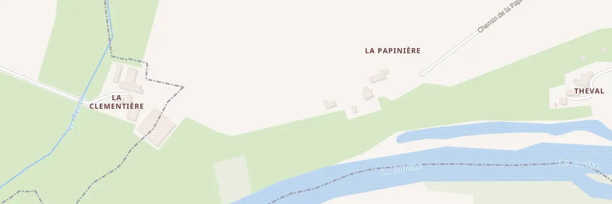 Plan du 5282 La Papiniere à Chemiré-le-Gaudin