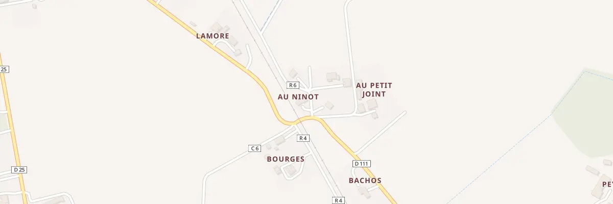 Plan du 5004 Au Ninot à Urgosse