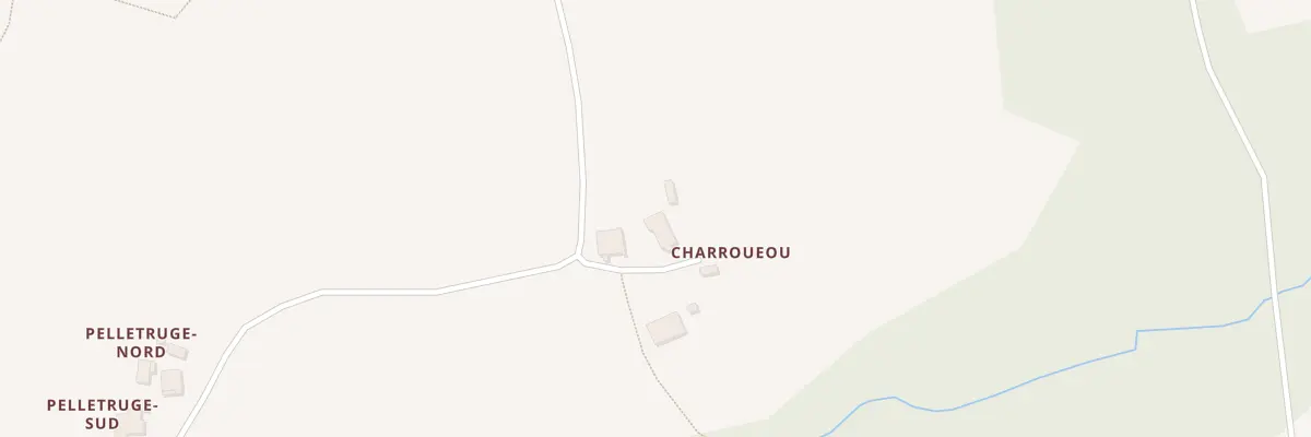Plan du 2 Charroueou à Sigalens