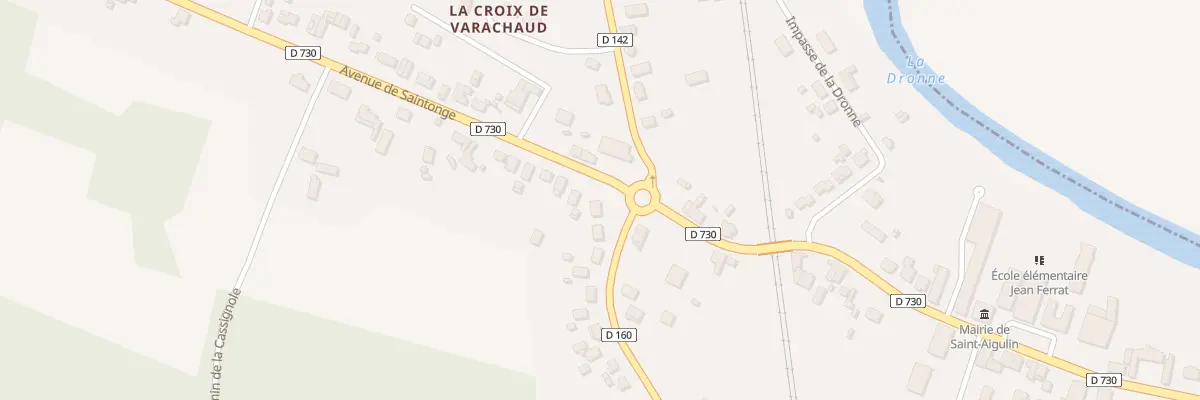 Plan du 2 Rue des Girondins à Saint-Aigulin