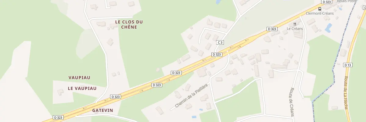 Plan du 2B Rue Nationale à Clermont-Créans