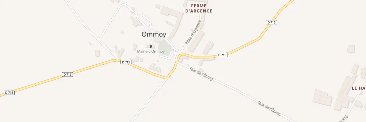 Plan du 1 Rue de l’Étang à Ommoy