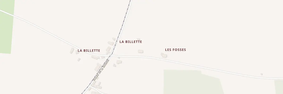 Plan du 4254 Rte de la Billette à Noyant-Villages