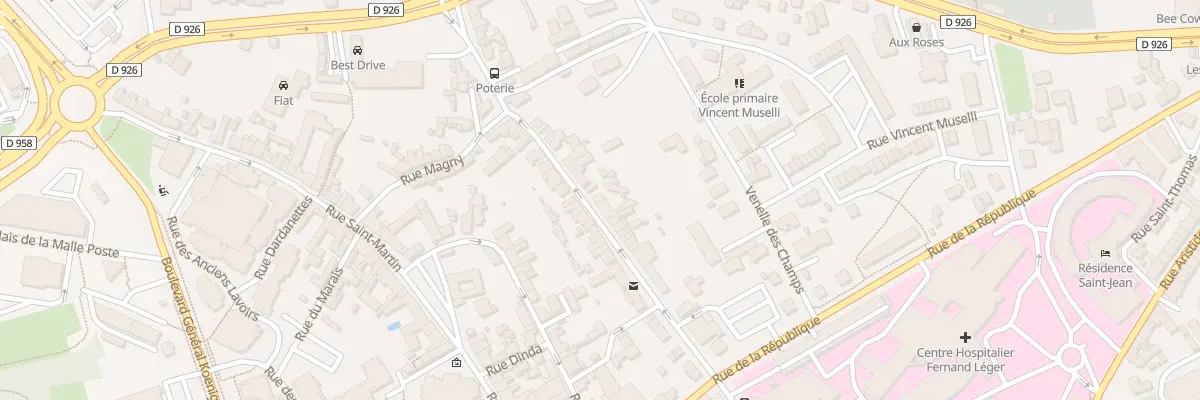 Plan du 48 Rue de la Poterie à Argentan
