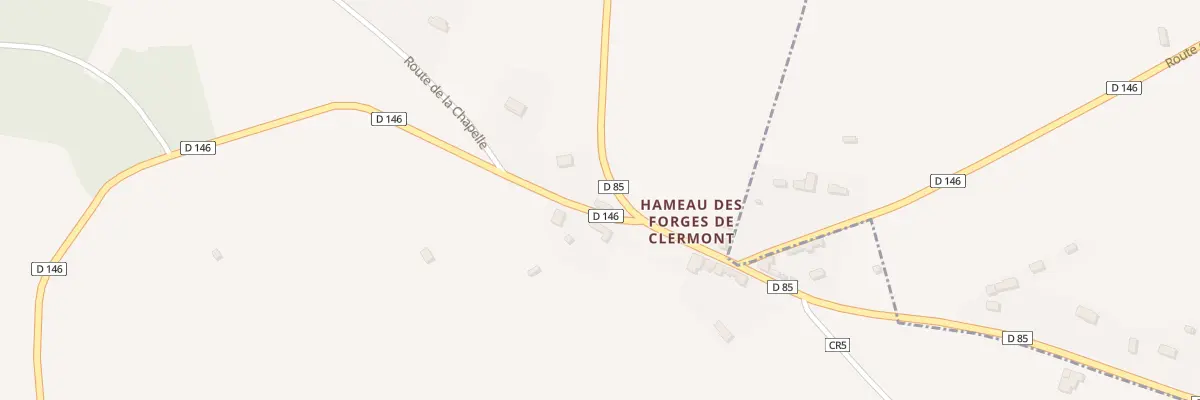 Plan du 3 Ham des Forges de Clermont à Beuvron-en-Auge